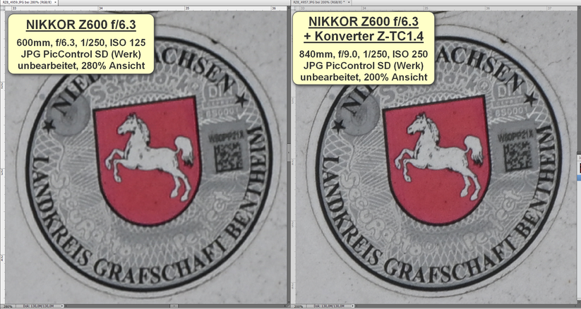 Nikon Nikkor Z600 f/6.3 PF + Converter Z TC1.4x