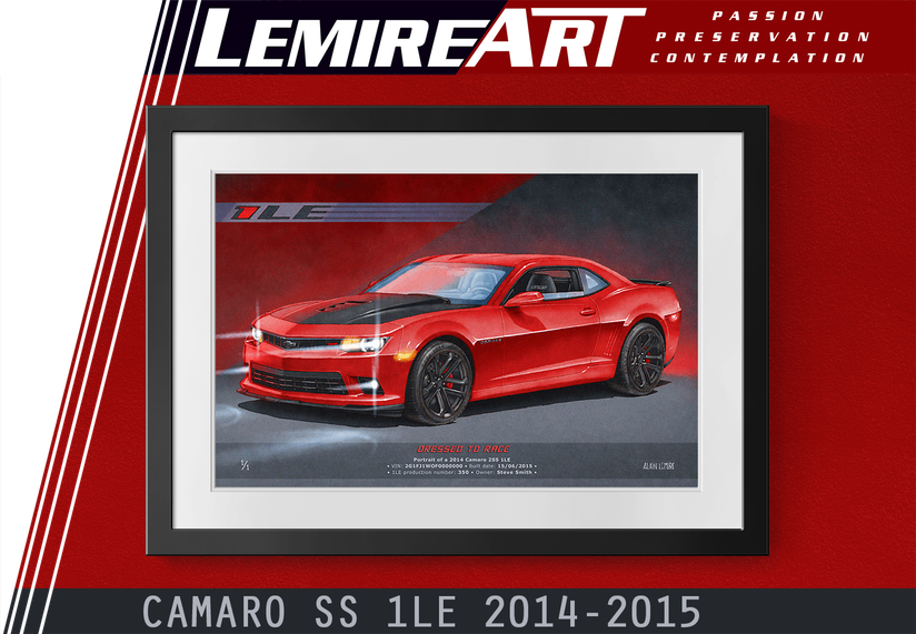 Pull Me Over Red Camaro 1LE 2014 2015