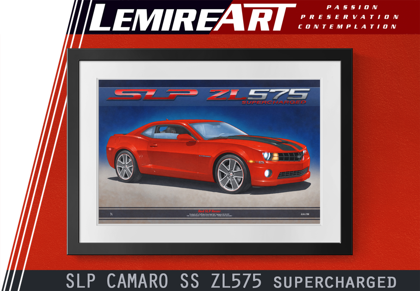Camaro Z28 art print 5th generation