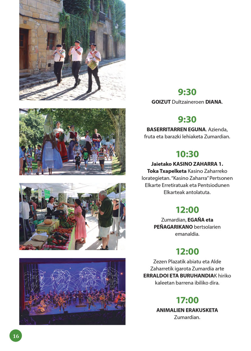 cuando son que dia es programa conciertos tamborrada desfile actividades infantiles