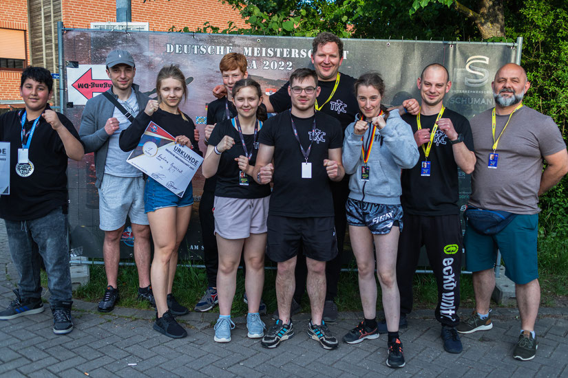 Das TKC-Team auf der Deutschen Meisterschaft der ISKA 2022