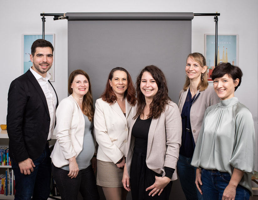 from left to right sight: Christopher Schreiber, Christina Schreiber,  Lydia Jähtzen, Anna Thiel, Mareike Sturzebecher and Juliane Heinz