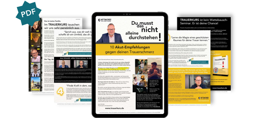 Die Trauergruppe online. Selbständige und Unternehmer, die einen Trauerfall ertragen mussten, nutzen den Trauerkurs von im Onlinecoaching