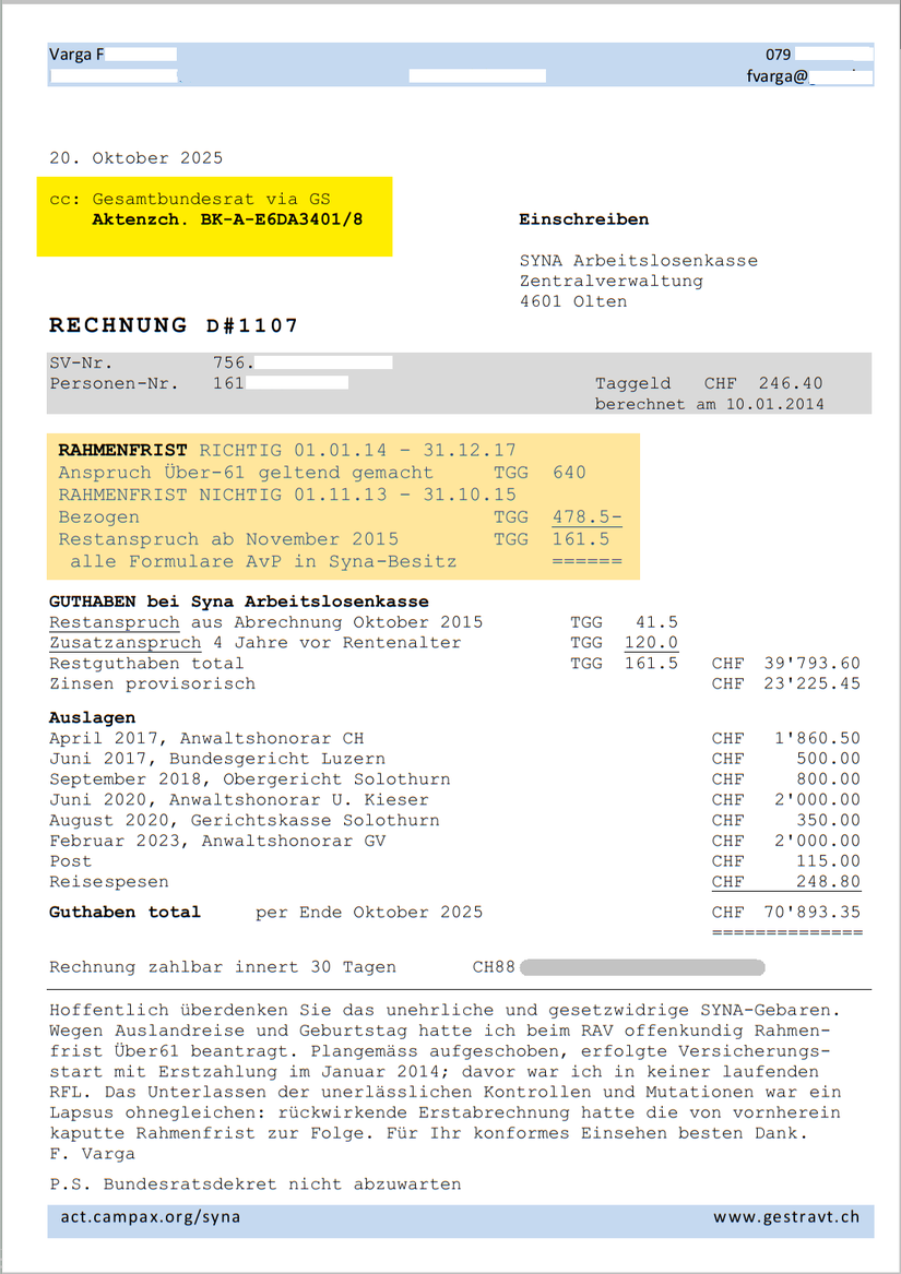 Syna-Kassenpfusch          gestravt           offenes Netzbuch           Netzbuchbrief          Netzbuchmail         Syna-Kassenpfusch          gestravt           offenes Netzbuch           Netzbuchbrief          Netzbuchmail         