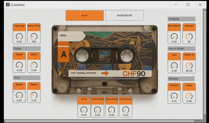 A Vintage Tape Simulator for Ableton Live