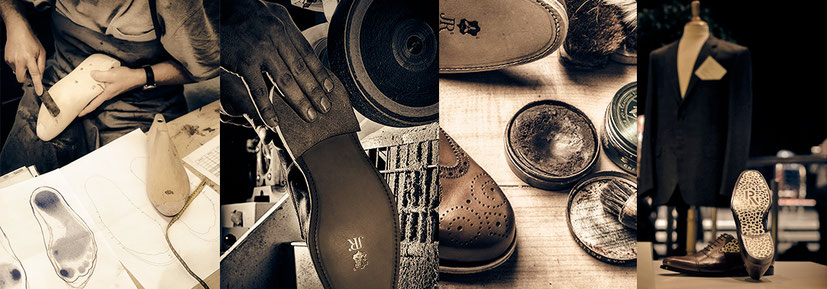 Unsere Werkstattzeiten nutzen wir zur sorgfältigen Reparatur und Pflege, zur Anfertigung von Maßschuhen und Repräsentattion
