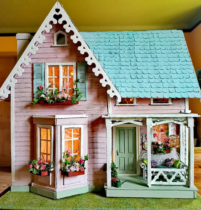 Rosa Puppenhaus, Westville von Greenleaf