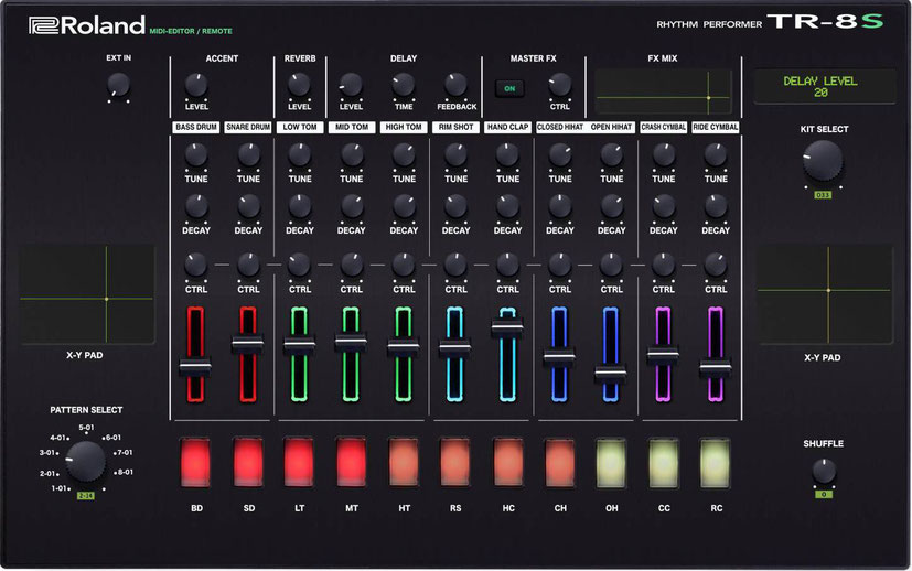 Roland TR-8S Editor and Controller, VST and Standalone