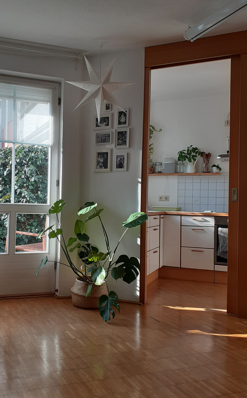The sun is back into the living room! 