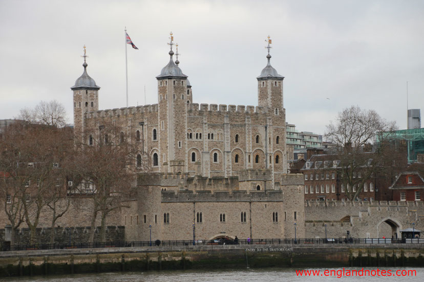 Reiseplanung England, Die 17 UNESCO-Weltkulturerbestätten in England: Tower of London