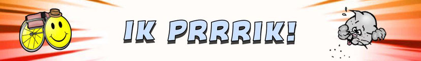 Logo Ik Prrrikspel uit de jeugdstrip van Mr Peeves.