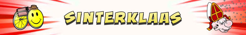 Logo Sinterklaas uit de jeugdstrip van Mr Peeves.