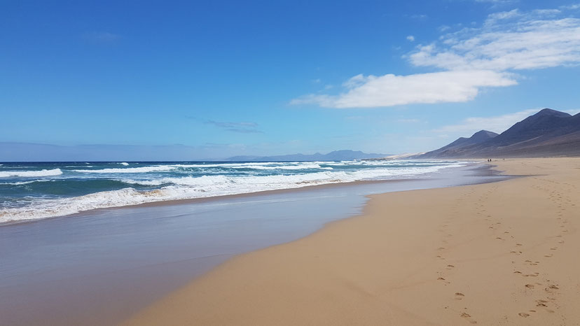 Fuerteventura, traumhafter Strand in Cofete