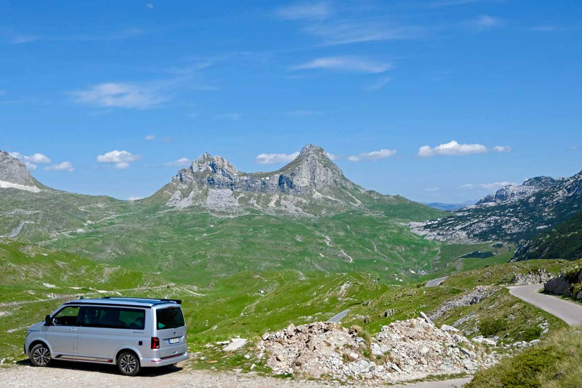  Sedlo-Pass Berg Stožina, Durmitor Panoramic Road 