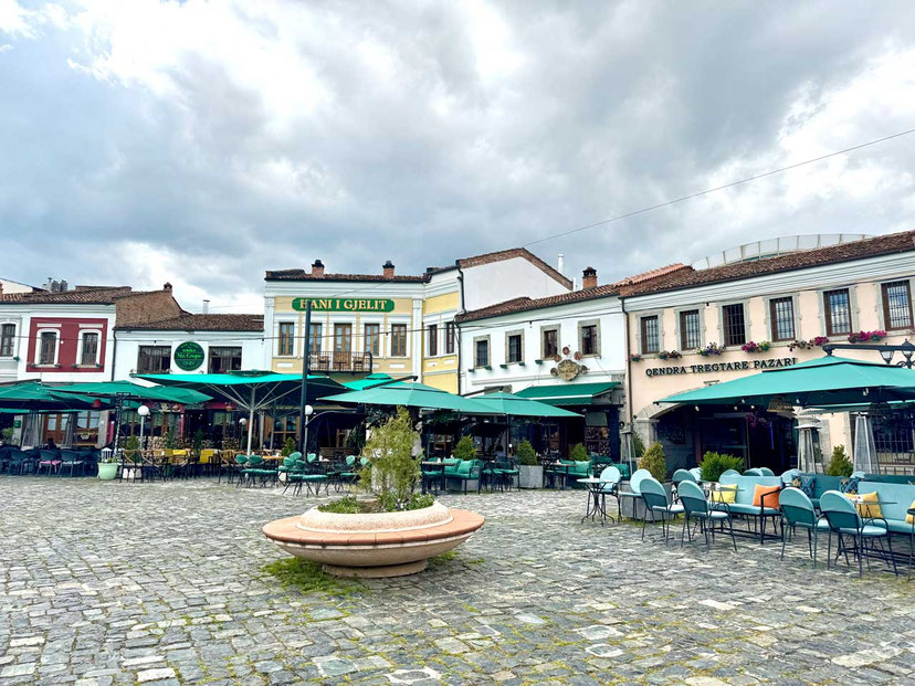 Korças Bazarviertel