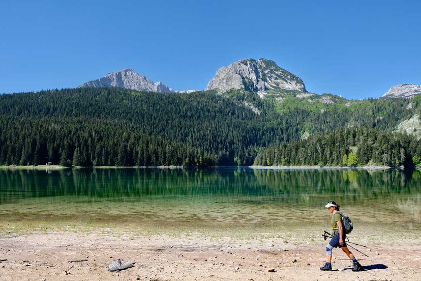 Am Schwarzen See in Zabljak Montenegro