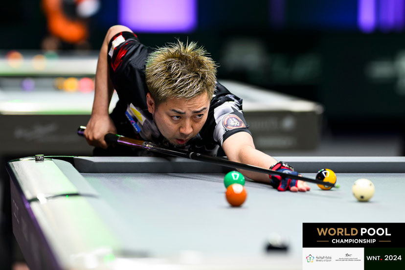 2024年6月『9ボール世界選手権』（サウジアラビア）にて