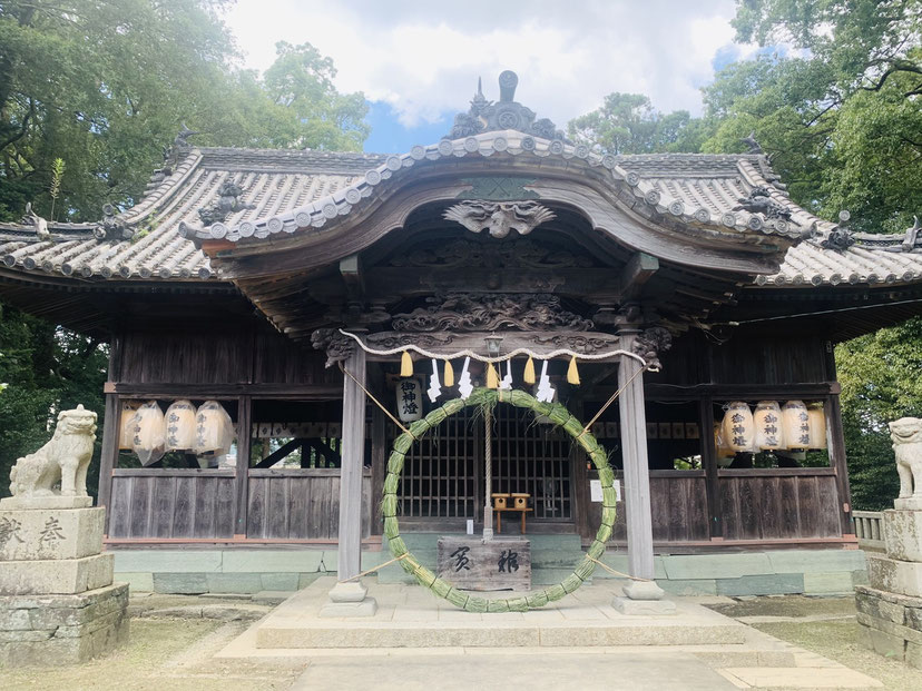 茅の輪くぐりの準備も万端！