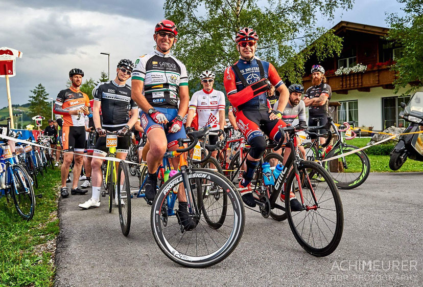 Hans-Peter Durst und Steven Peace kurz vor dem Start. (Foto - siehe auch die zwei nächsten Fotos -: Achim Meurer)