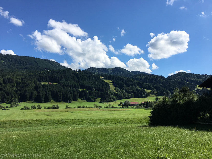 Im Konstanzer Tal auf dem Weg zum Alpsee