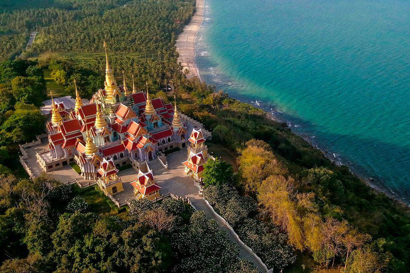 Tang Sai šventykla Tailande, Prachuap, Khiri Khan