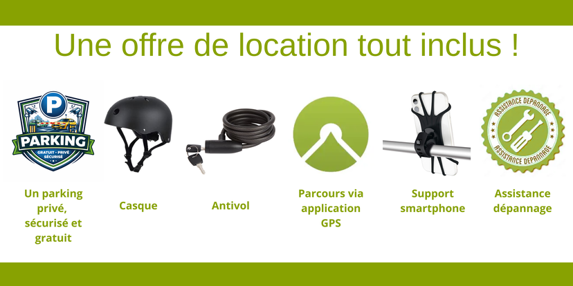 Parcours-parking-sécurisé-antivol-casque-sécurité-vélos-électriques-locations-application-assistance-dépannage-smartphone-support