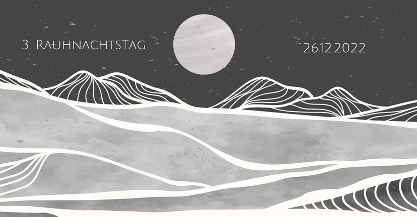 Rauhnächte Weihnachten Zeitqualität Neumond Mondmonat Mondjahr Rauhnachtszeit Daniela Hutter