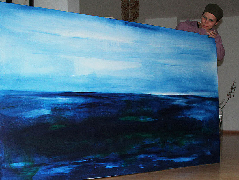 blaues grosses bild 