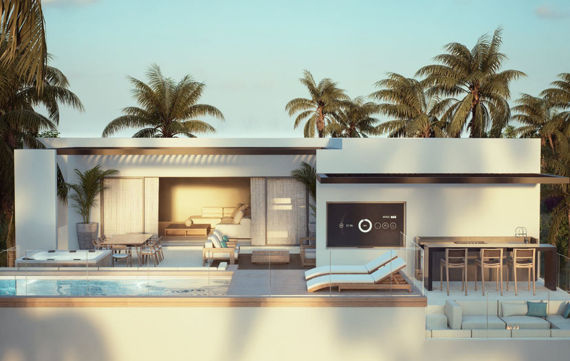 nouvelle résidence d'appartements et penthouse de luxe PALM PRESTIGE à Mont Choisy proche Golf et Grand baie à l'île Maurice
