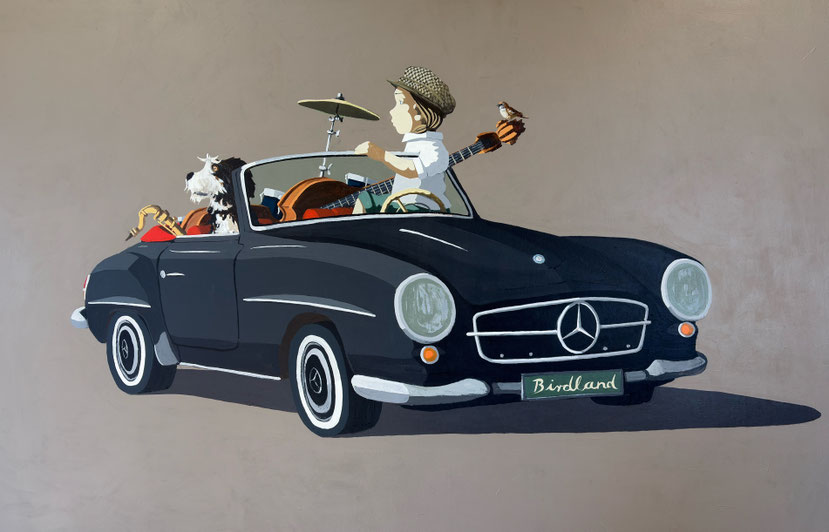 musician's dream - Acryl auf Leinwand, 120x180cm, 2026
