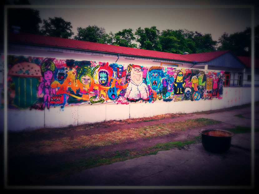 Grafiiti Workshop für Firmenevent Agenturen Feiern Airbrush Berlin Ostsee Bayern