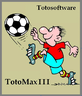 Symbol mit "Max", der einen Fußball kickt - unser Symbolbild für "TotoMaxIII"