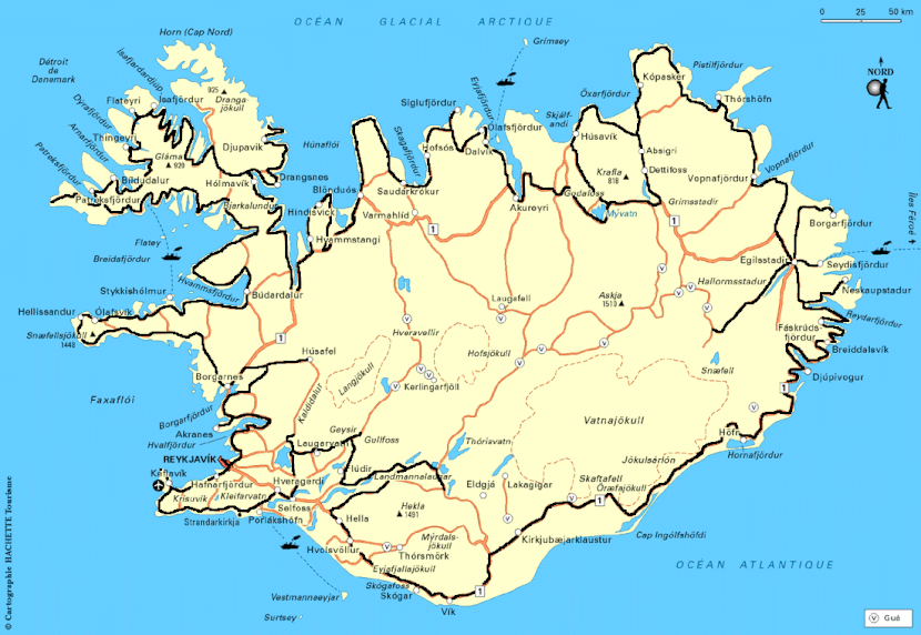 Itinéraire Islande