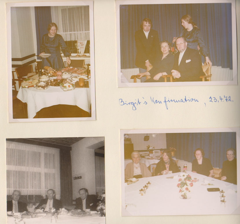 1972 Birgit's Konfirmation