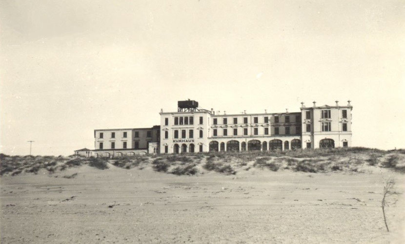 Flakstellung auf dem Juister Kurhaus , um 1940