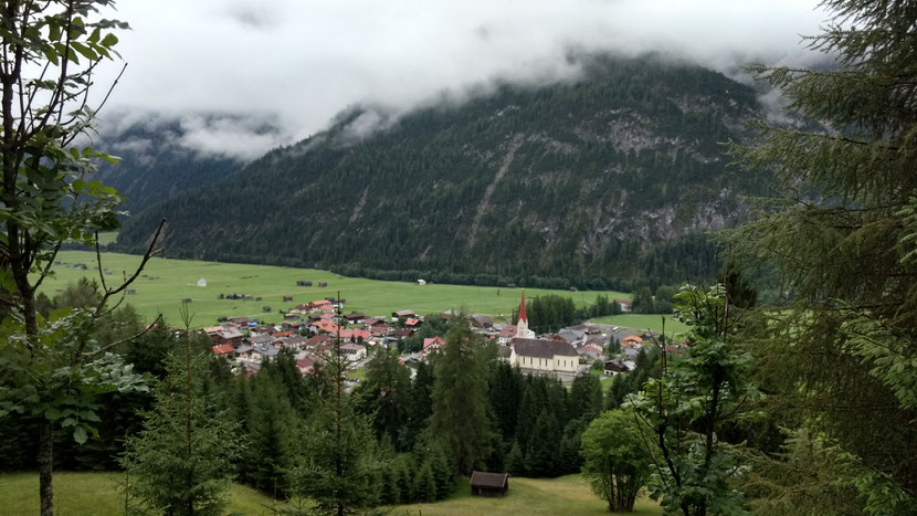 Der kleine Ort Holzgau