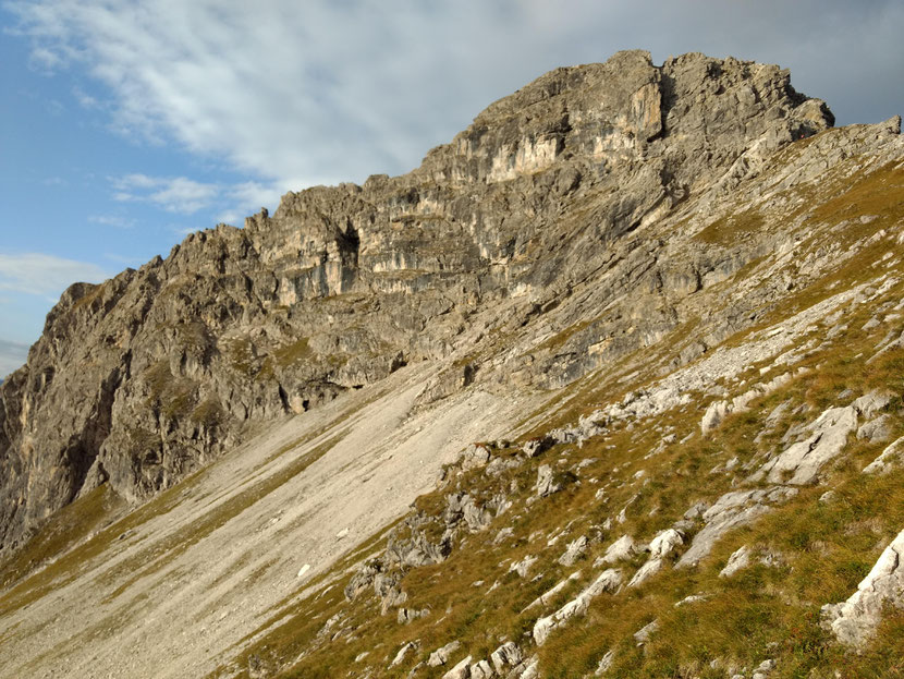 Ausblick an der Fiderepassscharte