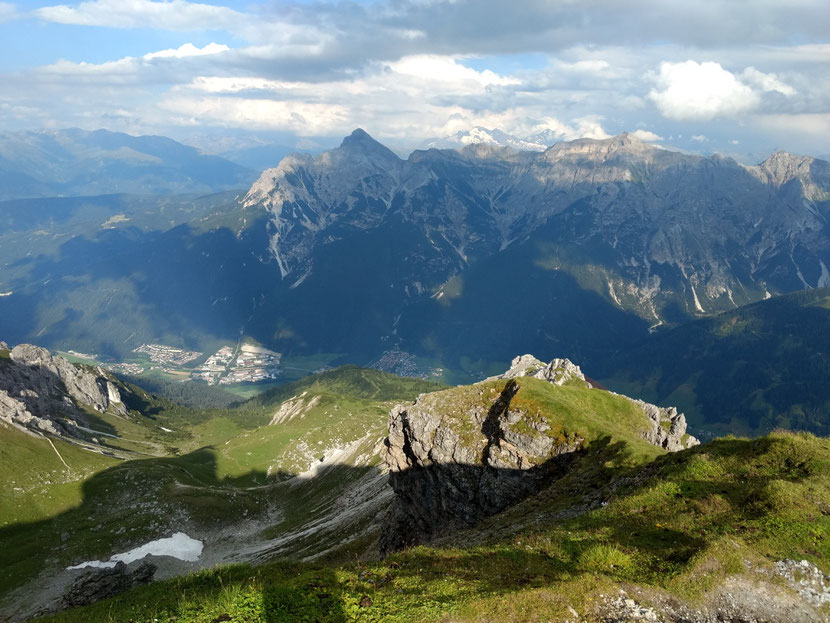 Toller Vorgeschmack auf die nächsten Tage, der Ausblick am Hohen Burgstall
