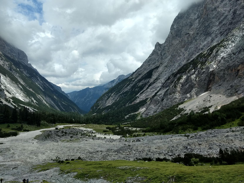 Hochplateau oberhalb der Reintalangerhütte