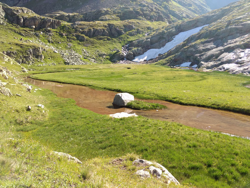 Nach mühsamen Aufstieg erreichen wir das "Paradies"