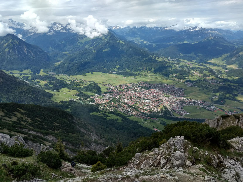 Toller Blick auf Oberstdorf