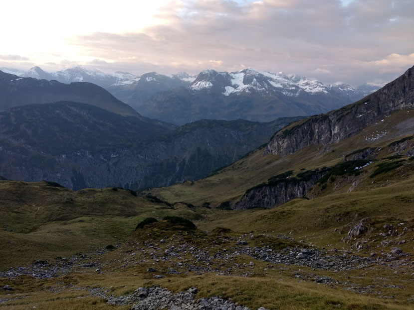 Tolle Stimmung in der Morgendämmerung