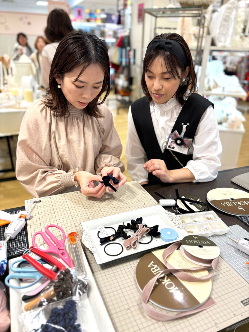 JourFin　ジュールフィン　ラブリボン　LoveRibbon　リボン　リボン教室　リボン教室芦屋　リボン　リボンワーク　リボン資格　リボンレッスン　ファーハンドル　ファーハンドルストラップ　木馬リボン　MOKUBAリボン　MOKUBA　神戸北野ホテル　神戸北野ホテルカルチャーサロン