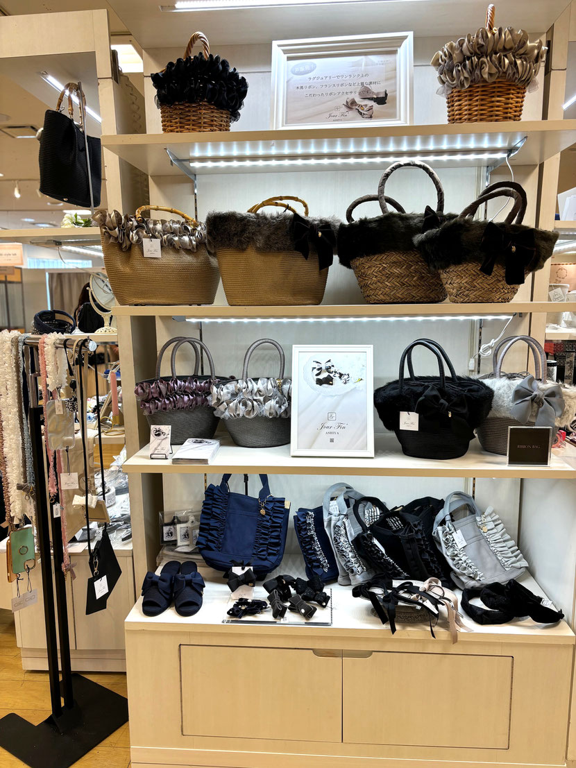 JourFin　ジュールフィン　ラブリボン　LoveRibbon　リボン　リボン教室　リボン教室芦屋　リボン　リボンワーク　リボン資格　リボンレッスン　ファーハンドル　ファーハンドルストラップ　木馬リボン　MOKUBAリボン　MOKUBA　神戸北野ホテル　神戸北野ホテルカルチャーサロン
