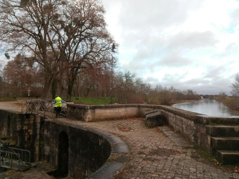 Connexion de l'ancien canal avec la Loire