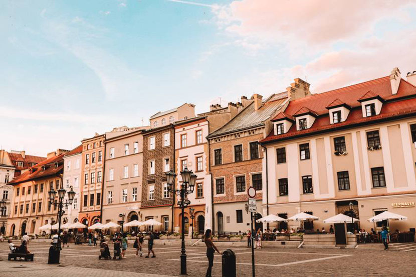 Little Market Square is one of Krakow hidden gems 