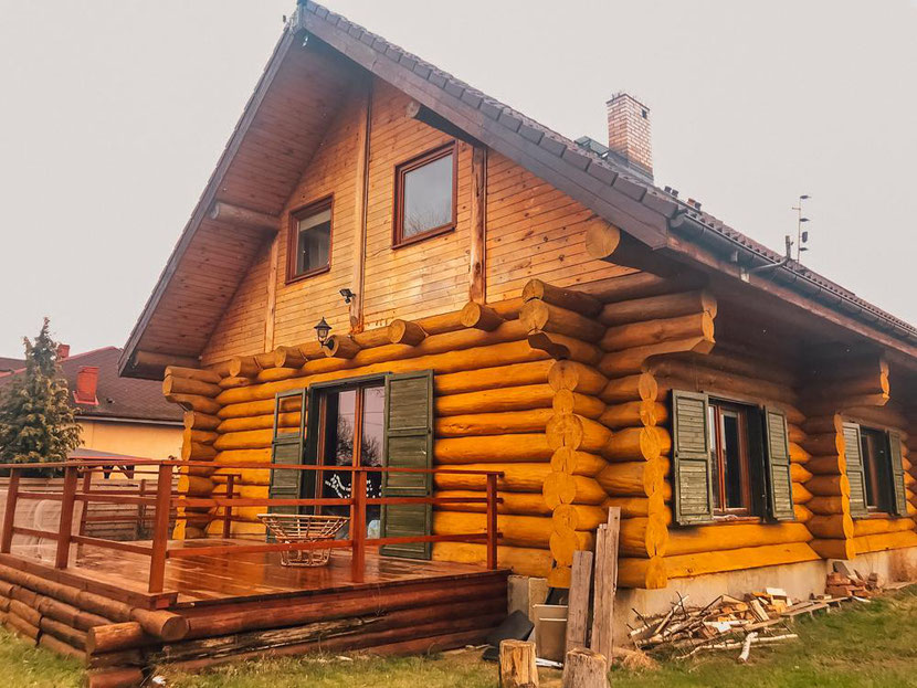 a wooden house is a great accommodation option for travelers