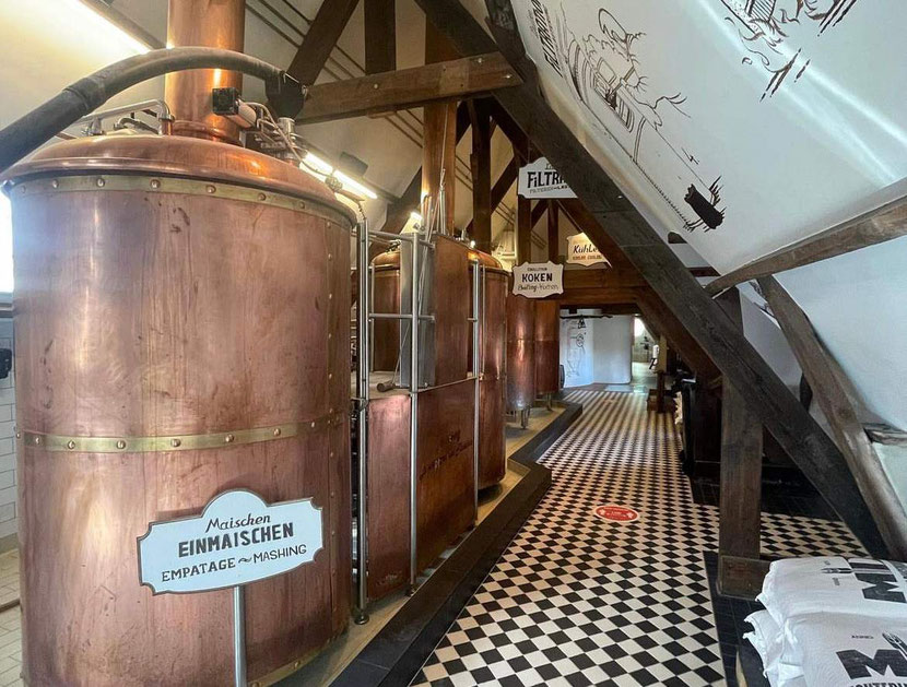 visiting a non-touristy brewery in Bruges