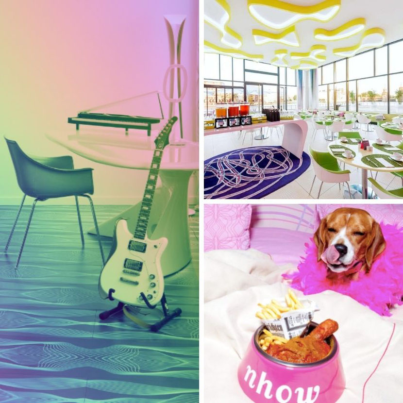 a cool music, pet and lifestyle hotel in Berlin