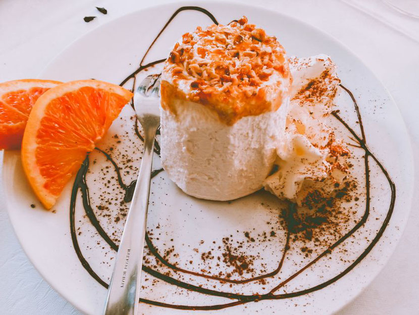 delicious Italian desert that I tried in Como city